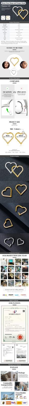 Heart Pavé Stud Earrings